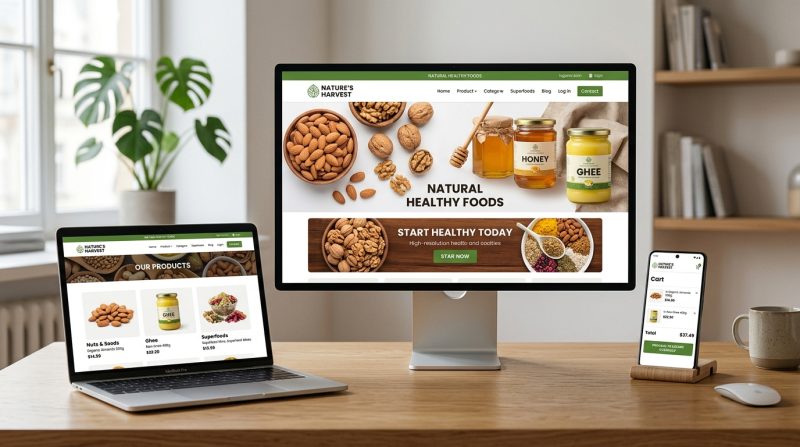Template 3 Organic Health Mix Preview