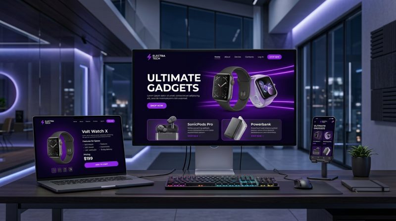 Template 6 Gadgets Preview