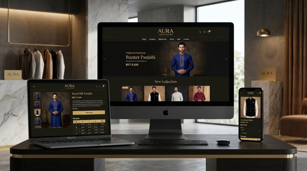 Aura Fashion BD Clothing Demo Preview