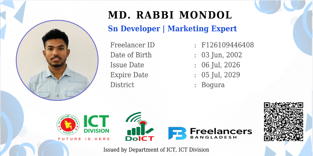 ICT Government Freelancer Card